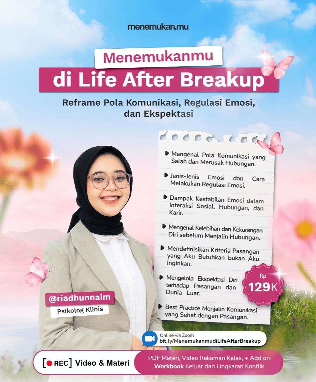 [REC] Menemukanmu di Life After Breakup - Reframe Pola Komunikasi, Regulasi Emosi, dan Ekspektasi bersama Riadhun Naim (Psikolog Klinis)